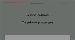 Desktop Screenshot of domestic-landscapes.com